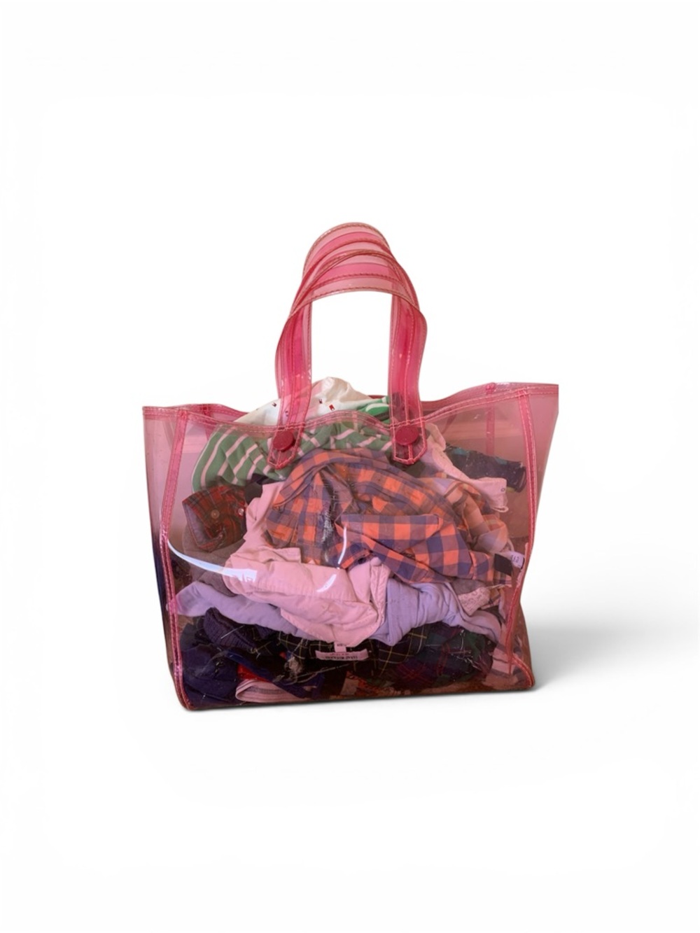 GAP Pink Transparent Tote Bag